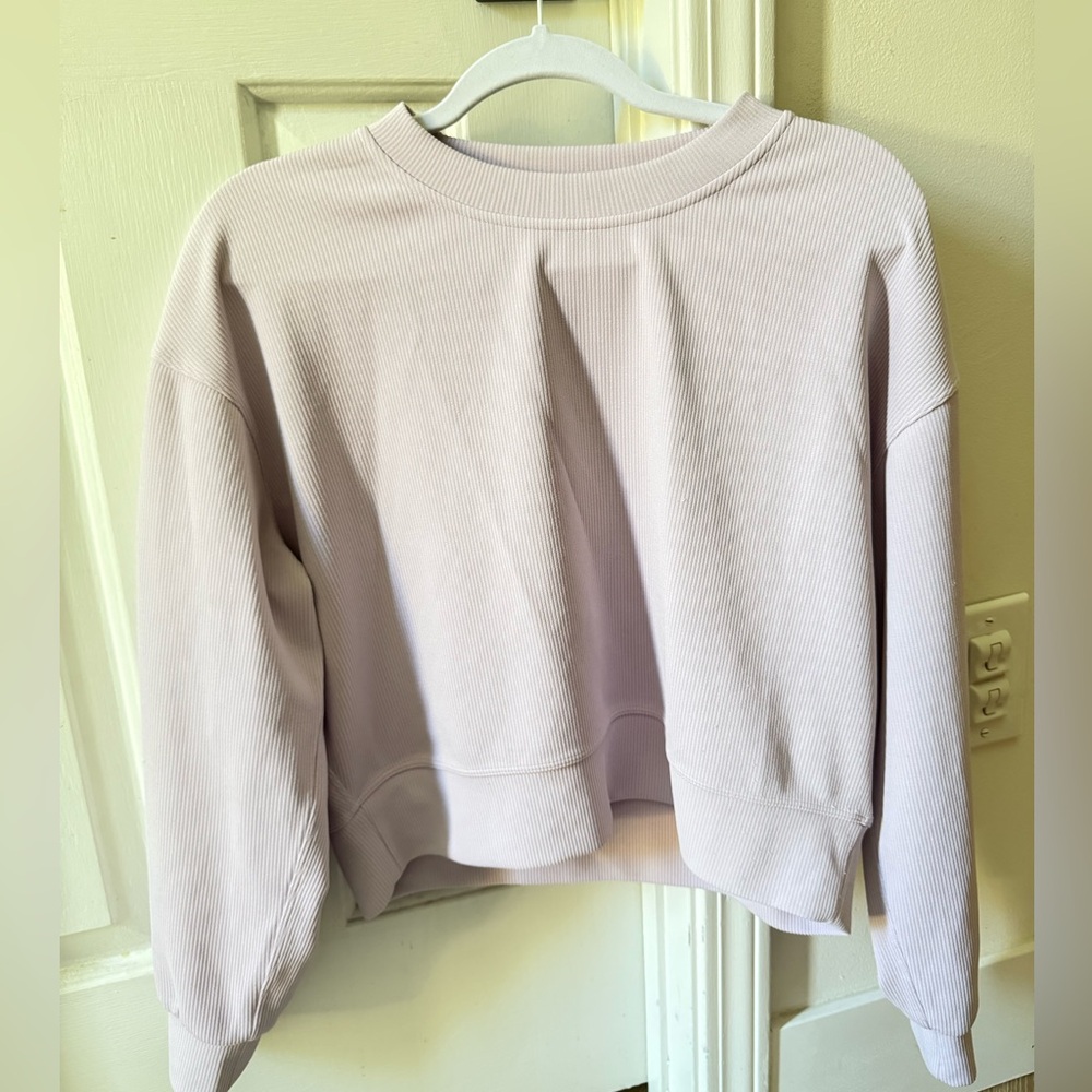 Lululemon Perfectly Oversized Cropped Crew sweatshirt Softstreme